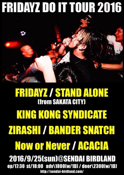 FRIDAYZ DO IT TOUR 2016