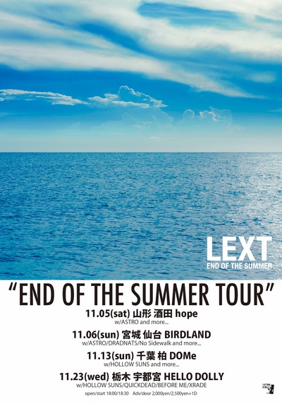LEXT �gEND OF THE SUMMER TOUR�h